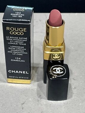 CHANEL Rouge Coco Satin Lipstick 134 Édimbourg - New/Unused